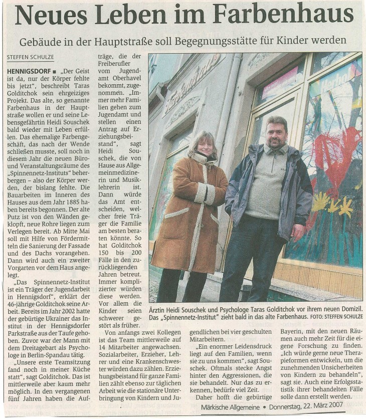 Neues Leben im Farbenhaus