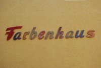 Alter Schriftzug